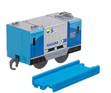 

Capsule Plarail play Transport edition series super rail cargo middle straight Давайте вместе! [5.М250 (1 автомобиль) + рельс] (один предмет)