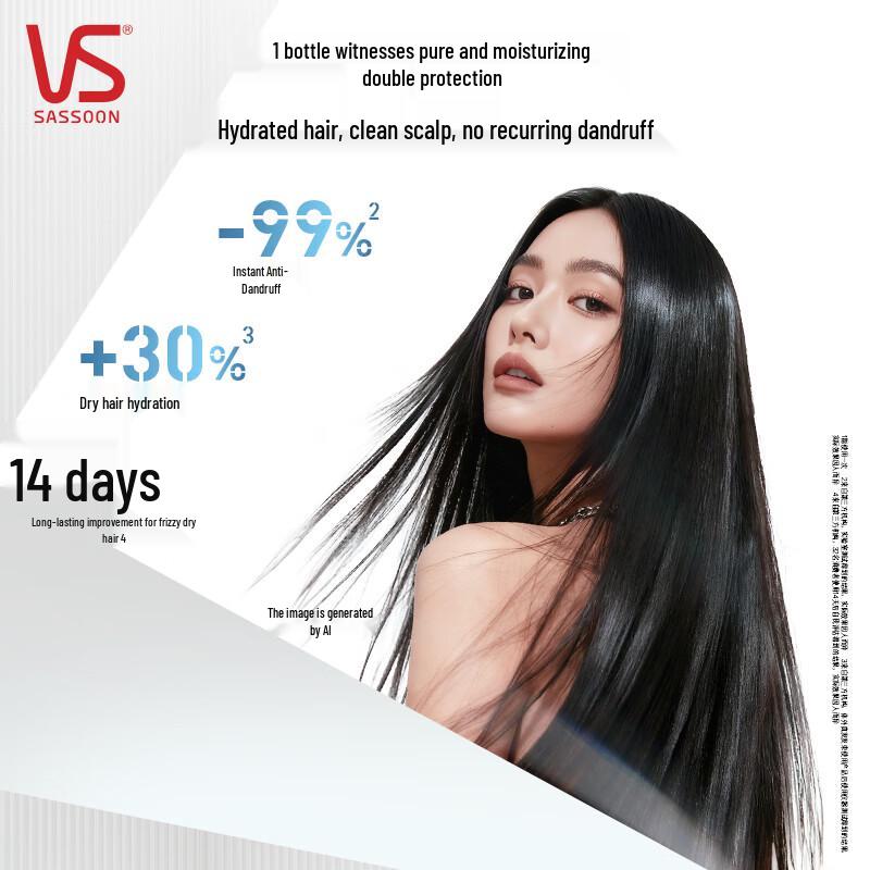 VS Hydrating Anti-Dandruff Shampoo 3-Pack