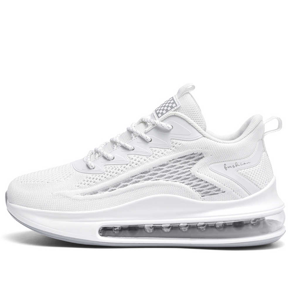 Outdoor Shock Absorber Men's White High Shoes Running Shoes For Men Summer Boots Male Sneakers Sport Fashion-man