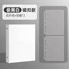 Singba Solid White Photocard Binder Large 4Grid Collect Book Magnetic Buckle 3inch Photo Album Star Chasing Collection Holder