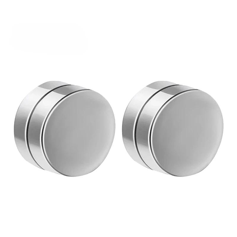 1 Pairs Fake Ear Clip Hoop Earrings for Men Women Stainless Steel Painless Non Piercing Fake Earrings Jewelry Gifts