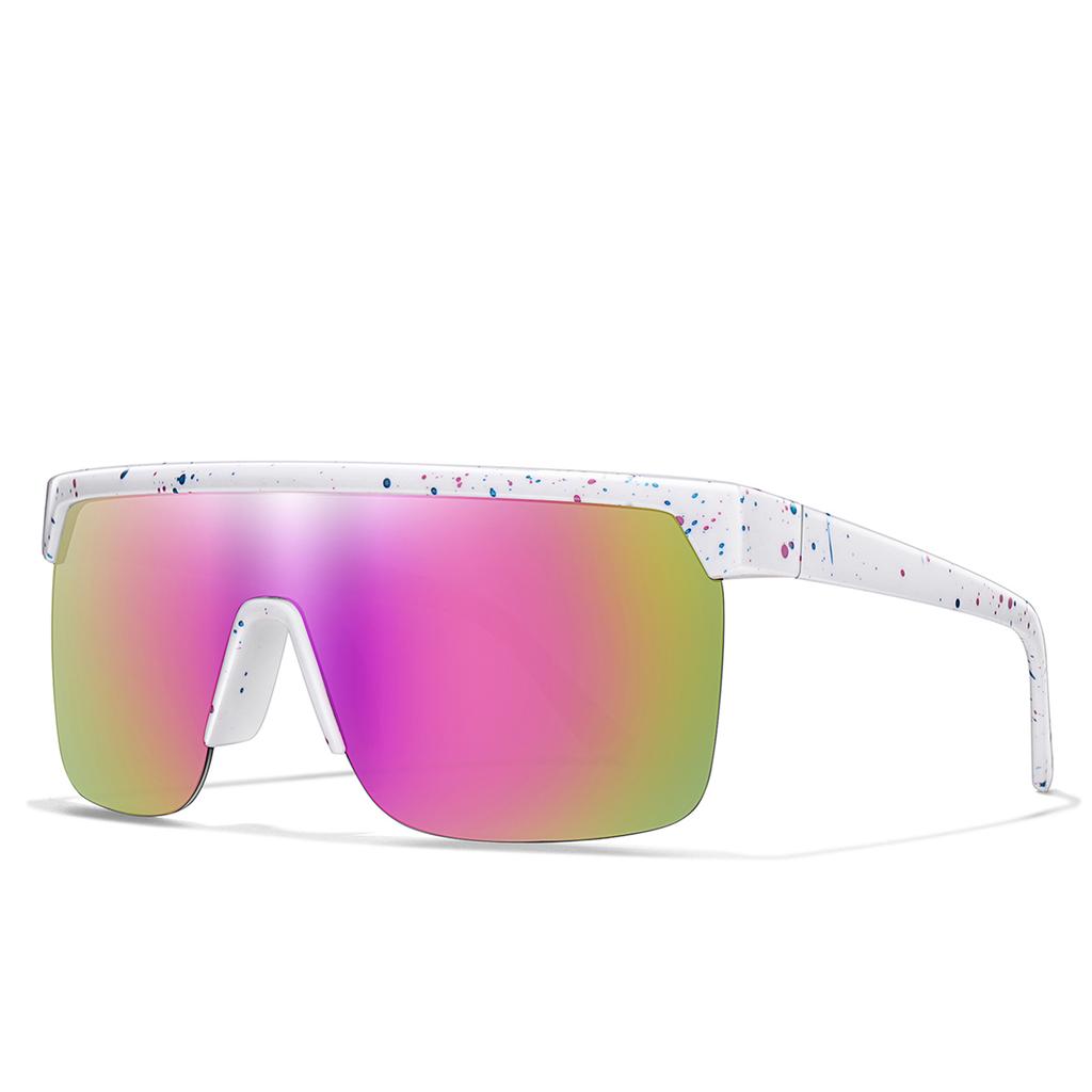 New Style Sunglasses Female Male Square Windproof Shades Outdoor Sports Riding Bike Hiking Goggles Driving Cycling Eyewear UV400
