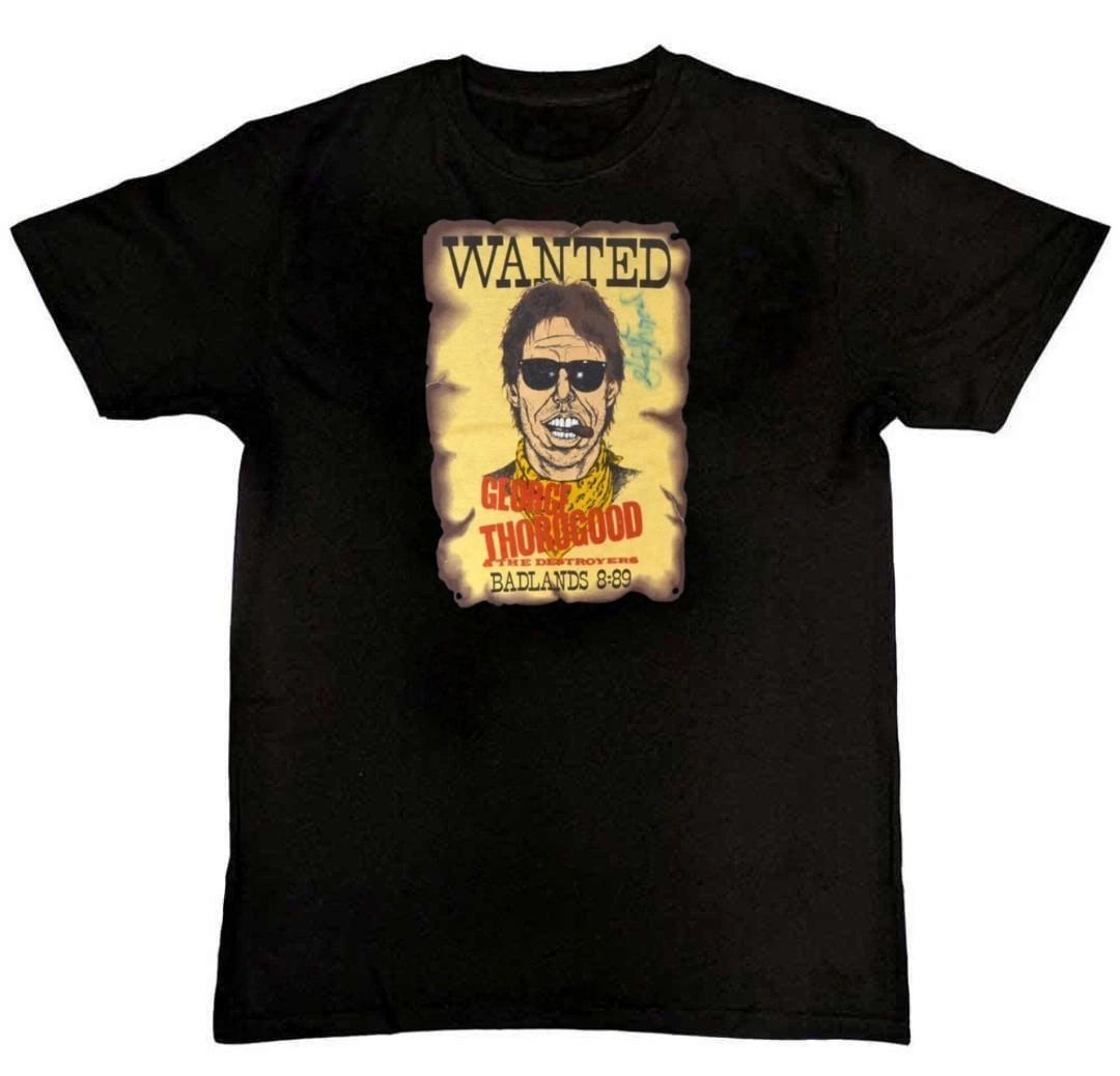 Vintage George Thorogood Autographed Concert T-Shirt XXXL