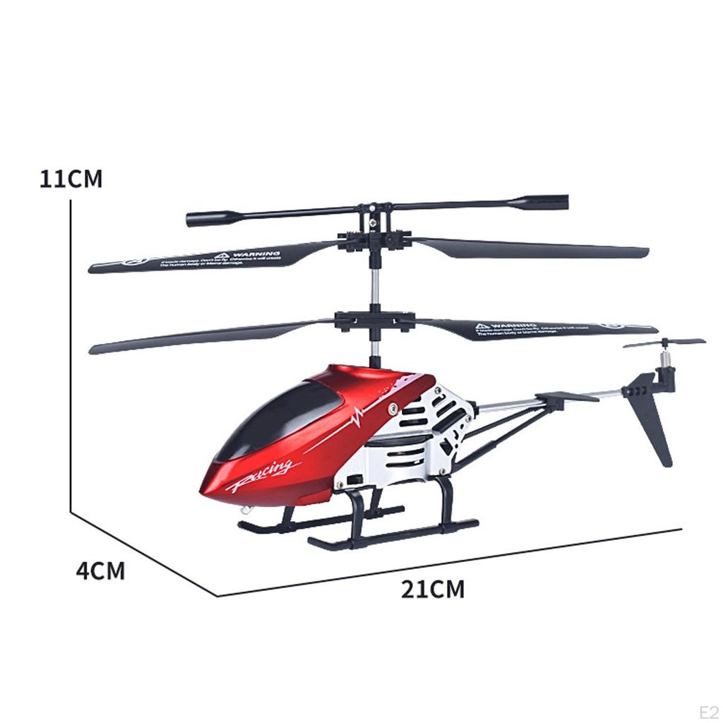 2 Channel RC Helicopter Remote Flying Altitude Glider Outdoor Toy for Beginner