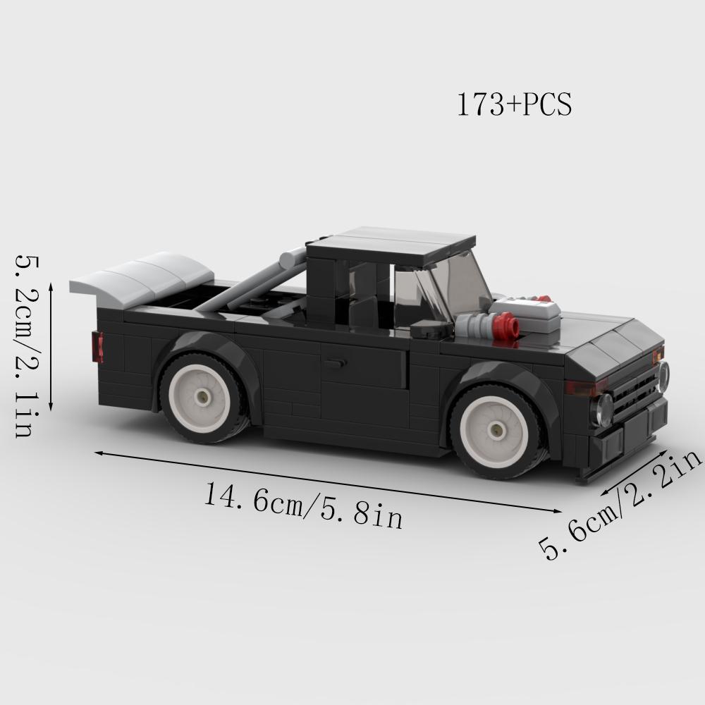 MOC Car Super Race City Speed Sport Pickup Vehicle Model Building Blocks Rally Supercar Racing Bricks Christmas Gift Technical