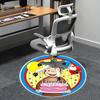 Curious George,Birthday Cake Chair mat Round Rug Office carpet, Machine Washable, Non slip, Suitable for Living Rooms, Bedrooms