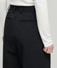 Musinsa Standard Woman Women'S Wide Bermuda Half Slacks [Black]