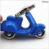 New Motorcycle Key Chain Charm Metal Keychain Men Women Car Key Ring 4 Color Key Holder Best Gift Jewelry