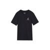 Embroidered Logo Crew Neck Short Sleeve T-Shirt Men Tops Black DA6800-010