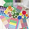 Colorful Polka Dot Stickers for Kids' Journals and DIY Albums