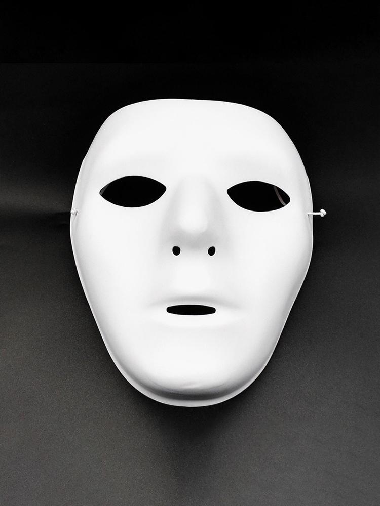 Maschera Hip Hop per Adulti Uomini Donne Maschera Spettrale per Adulti Maschera Horror per Adulti Oggetti di Scena per Halloween Costumi Accessori Maschera Integrale