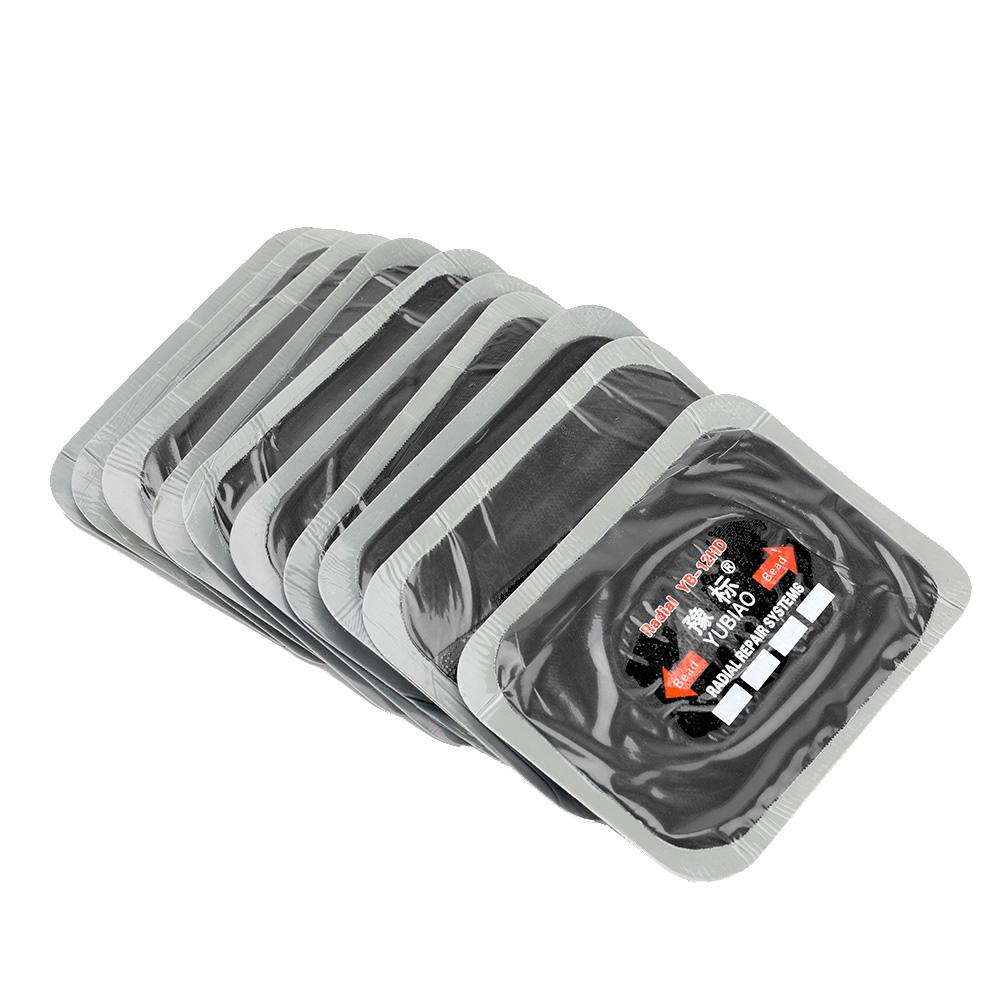 10Pcs 80*120mm Car Bicycle Natural Rubber Tire Tyre Puncture Repair Patch Tubeless Patches Automobiles Tire Repair Patch