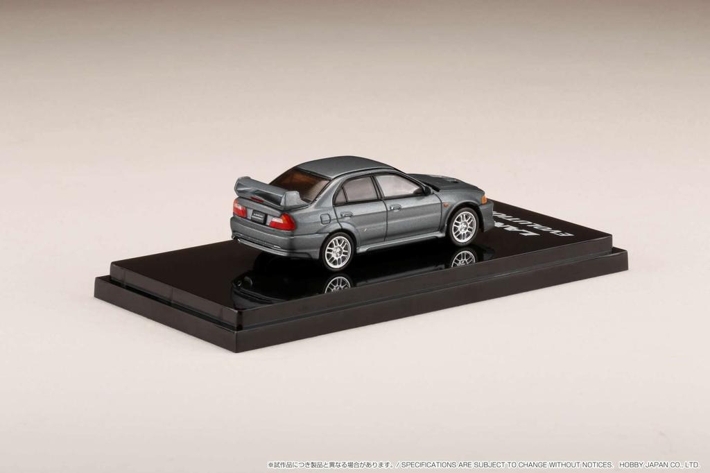 HobbyJAPAN Mitsubishi Lancer GSR Evolution 5 1998 Gray Metallic 1/64 (CP9A) (Custom Color)