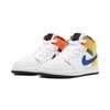 Jordan 1 Mid PS White Court Purple Teal 640734-128