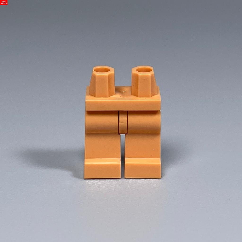 Non-Toxic Moc Bricks Brown Color Series Earth Tones Body Part Legs Combined Pants 4Cm Figure Assembles Particles Building Blocks Toys