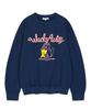 Wacky Willy Kiki Leo Logo Sweatshirt Navy