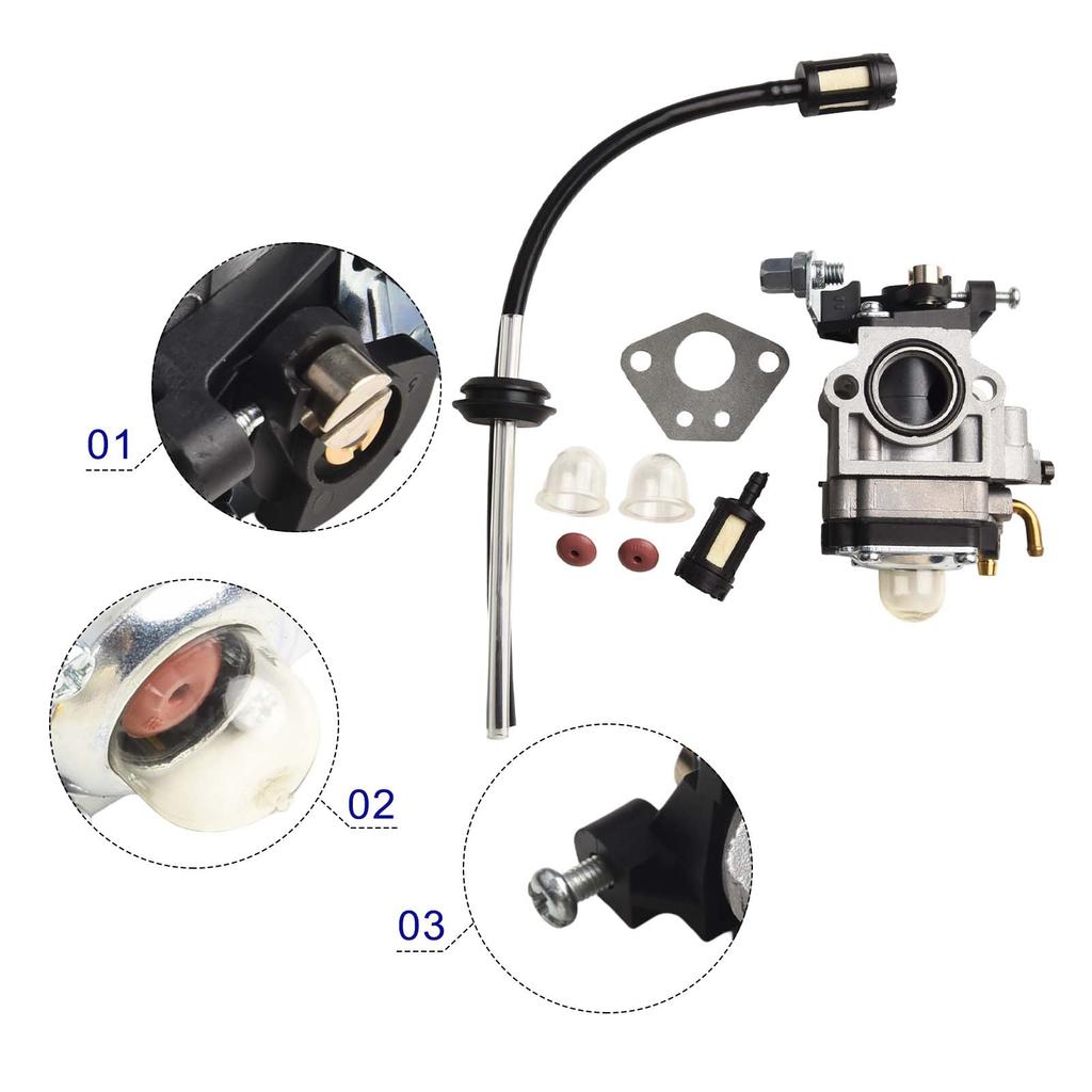 Complete Kit Engine Replacement 52cc 49cc 43cc Carburetor Brush Cutter Engine Carburetor For 43cc Brush Cutter