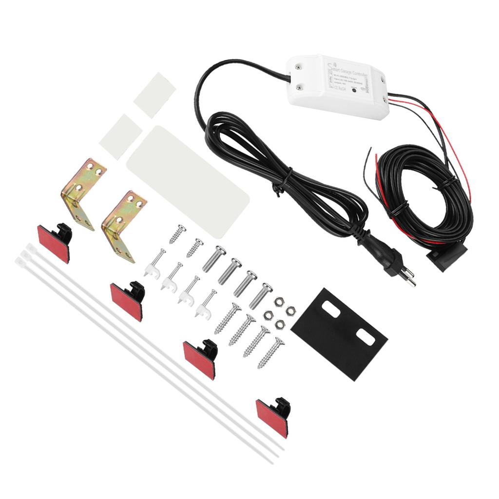 Télécommande de porte de garage Dispositif d'ouverture de porte Support pour Alexa Google