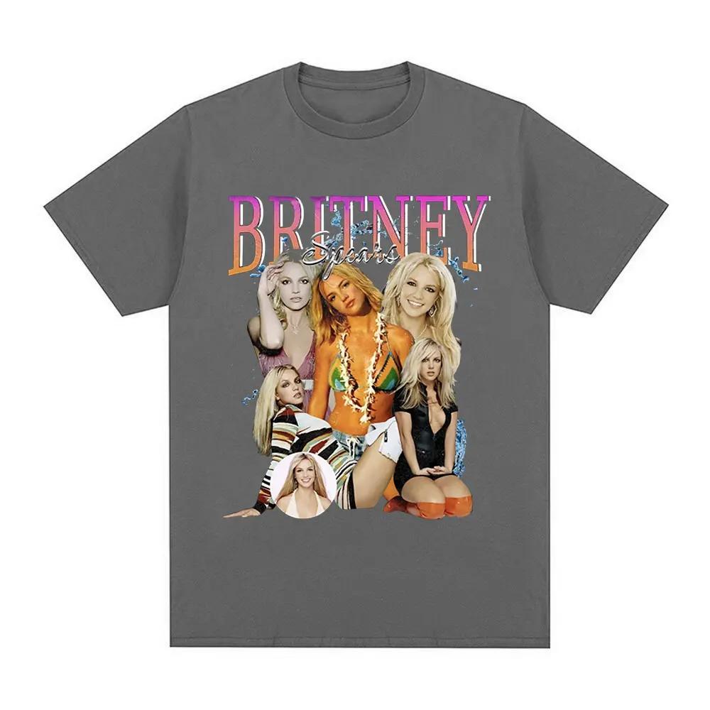 Britney Spears Fashion Aesthetic Graphic T Shirt 100% Cotton Casual T-shirts Harajuku Vintage Short Sleeve Tee Shirt Unisex