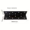 45pcs 160mm Large L-Shaped Corner Braces with 42 Screws - 90 Degree Heavy-Duty Bracket for Bed, Shelf, Fence Reinforcement