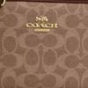 Coach MIni Jamie Camera Bag In Signature Canvas Gold Walnut Black