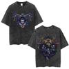 Anime Death Note Vintage Washed T Shirt Manga Yagami Light Misa Amane Graphic Tshirt Male Women Fashion Cotton Casual T Shirts