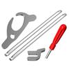 3-Piece Newcomer Exclusive Tire Repair Set: Removal Tool, Pry Bar, Vacuum Bead Breaker