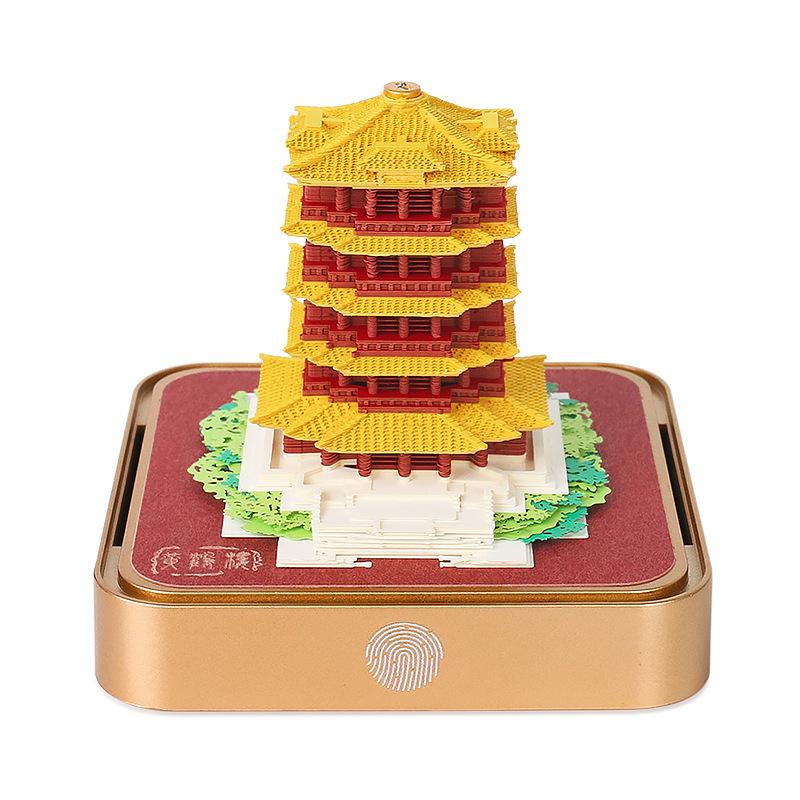 3D Stereoscopic Sticky Note Sculpture 2026 Calendar: Creative Tear-off Convenience Pad and Desktop Ornament