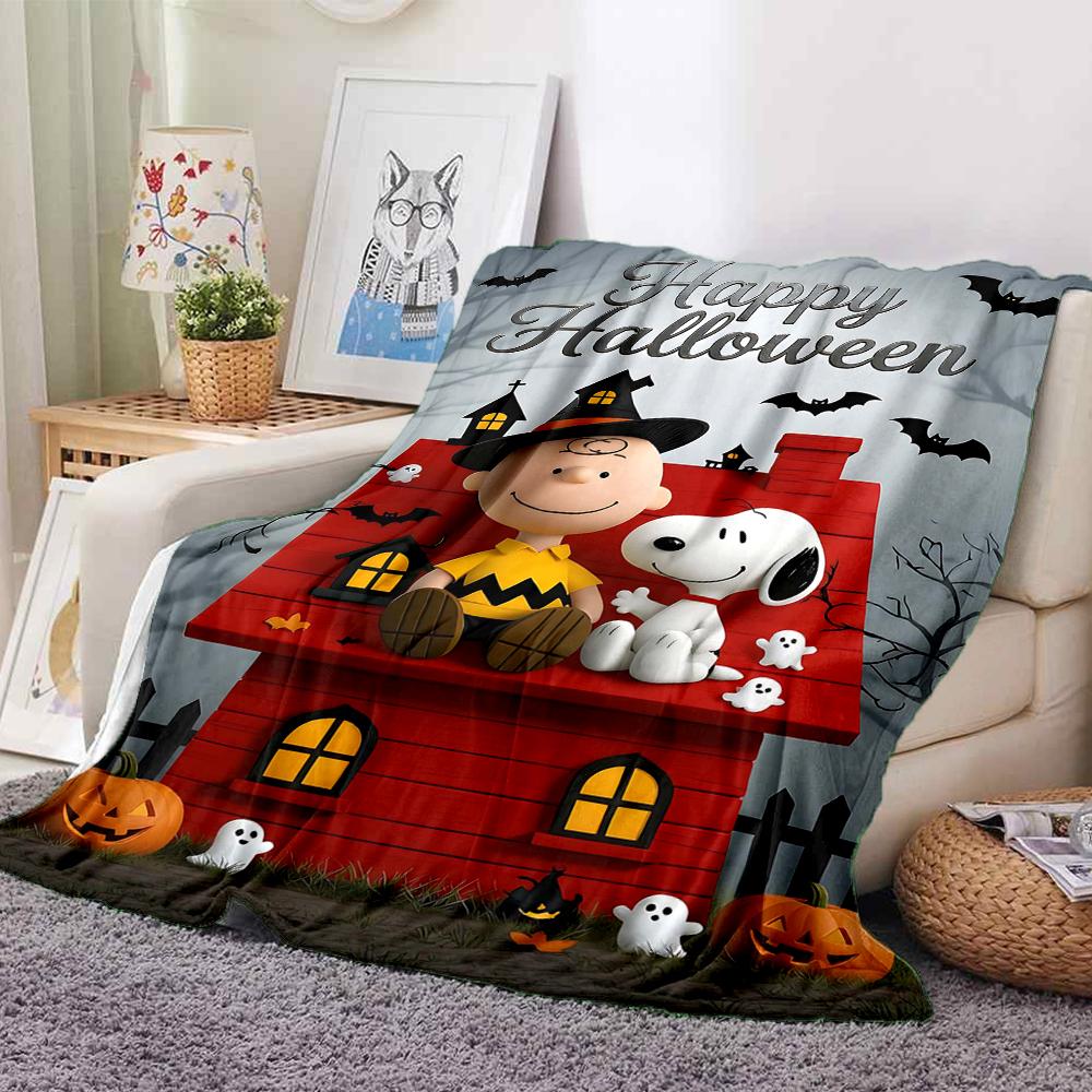 1Pc Nightmare Before Christmas Blanket Soft And Comfortable Casual Warm Camping Travel Christmas Halloween Gift M91792