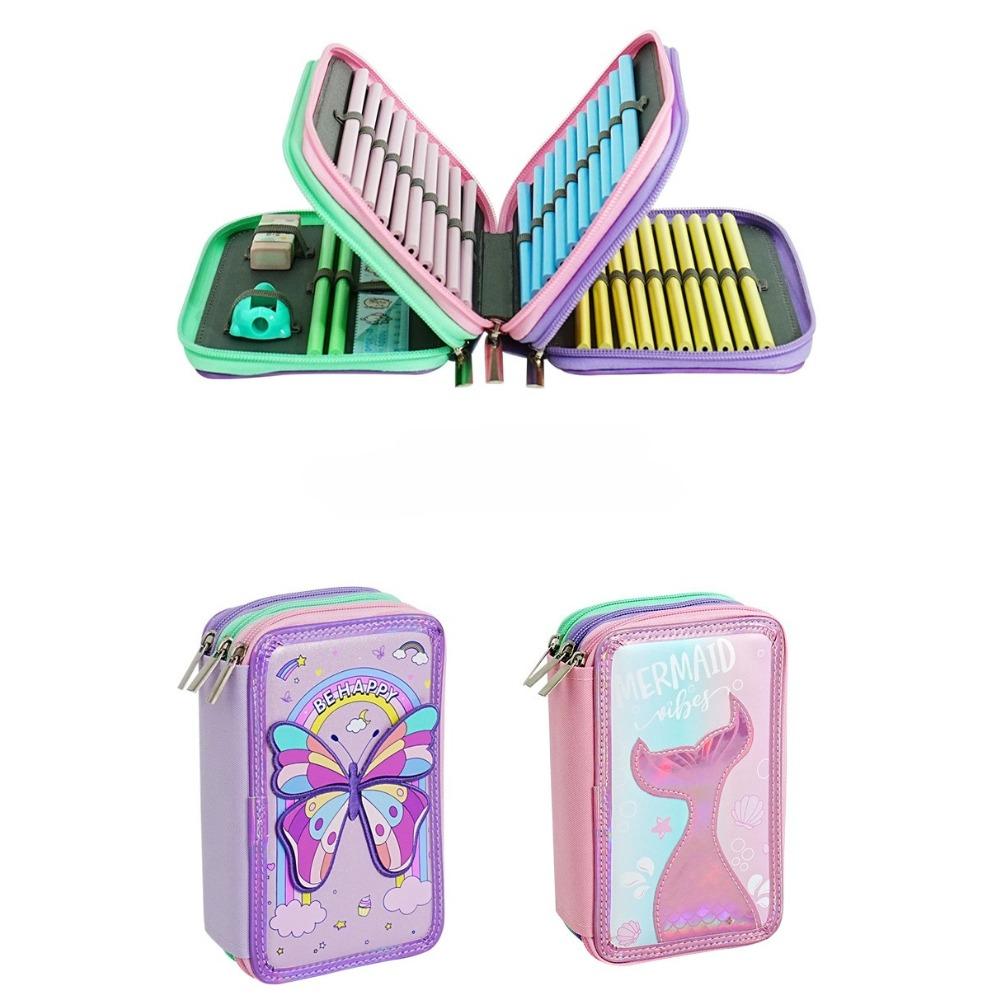 Student Pencil Case, Pencil Case, Cute, Multifunctional, Dinosaur Pencil Case, Large Capacity, Cartoon Pencil Case