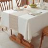 Explosive Thickened Imitation Cotton And Linen Dining Table Cloth Lace Household Square Wear-Resistant Manufacturer Spot