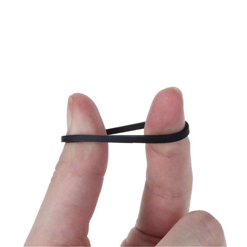 1.5mm Width Mix Cassette Tape Machine Belt Assorted Common Square Rubber Belt for Recorders DVD Drive Turntable