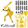 Newest!!! Magnetic Attraction 3D Printed Dummy T13 DIY Multi-jointed Man and Woman Lucky Doll  Movable Shapeshift Robot Toys