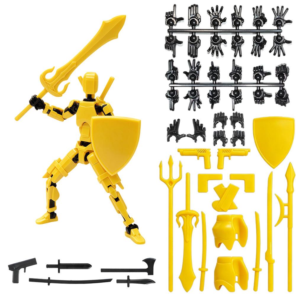 Newest!!! Magnetic Attraction 3D Printed Dummy T13 DIY Multi-jointed Man and Woman Lucky Doll  Movable Shapeshift Robot Toys