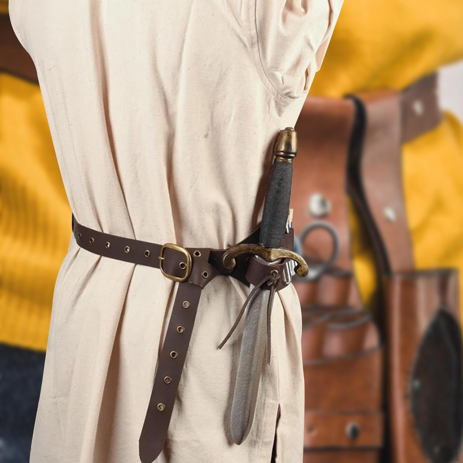 

Косплей-пояс с держателями для зелий для тематических мероприятий коричневый