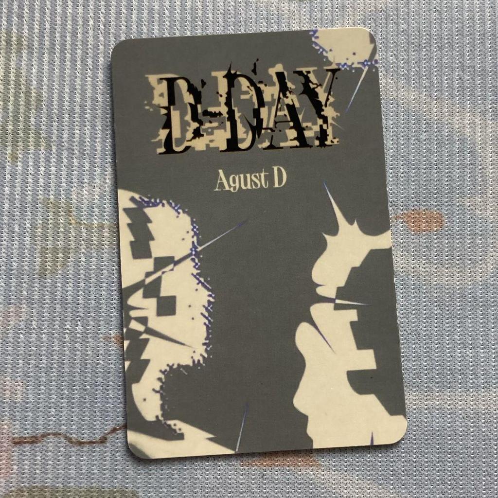 [USED] BTS Seoul Concert SUGA TOUR D-DAY Yoongi AgustD Trading Card