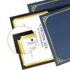 10 Pcs Black Certificate Holders Covers 9.45 for 12.6 X Diploma Inch Paper Gold