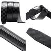 Men's belt, no holes, large size, stylish, casual, genuine leather, check pattern, casual belt, jeans belt, brand, automatic lock, adjustable, men's