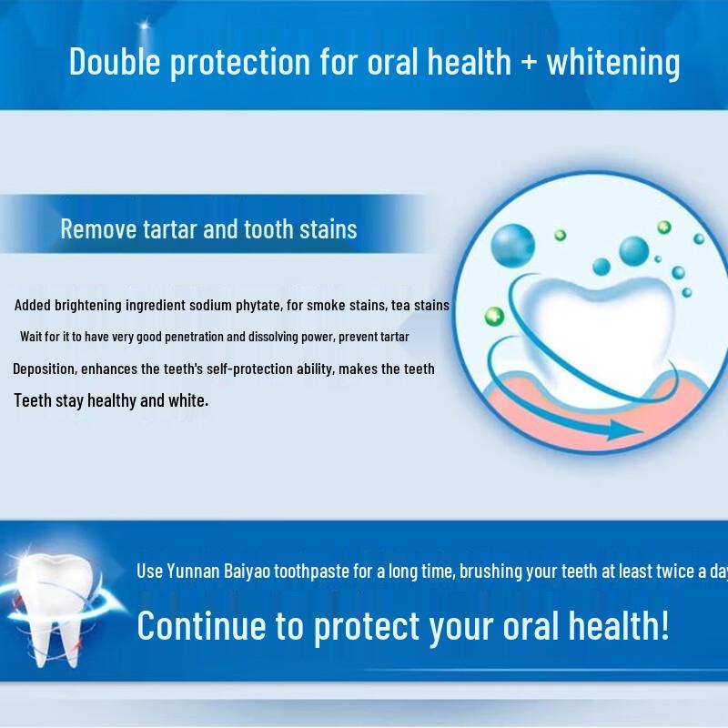 Yunnan Baiyao Mint Refreshing Toothpaste