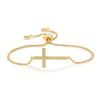 Cross bracelet, adjustable pull-out fashion jewelry, vintage style, suitable for daily wear  gift giving, all-season accessories