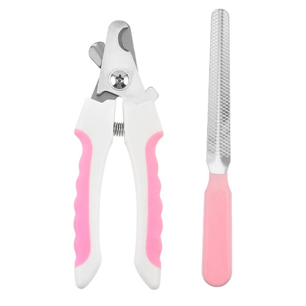 Pet Dog Nail Scissors With Nail File Professional Stainless Steel Nail Clipper Grooming Trimmer Pets Accessories