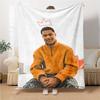 Urban Style Portrait Blankets Flannel Printed Breathable Warm Throw Blanket for Home Office Bedspreads 0708a71