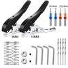 Yi Nian Woodworking Edge Banding Hole Puncher and Angled Metal Countersink Drill Bit Pliers