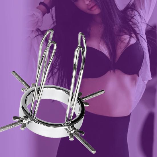 Yousheng Anal? Expander Adjustable Waterproof Metal Anal Toy Butt Plugs Vaginal Speculum for Women