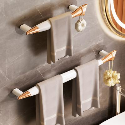 Multifunction Towel Rail Hanging Punch Free Towel Bar Convenient Towel Hanger Household