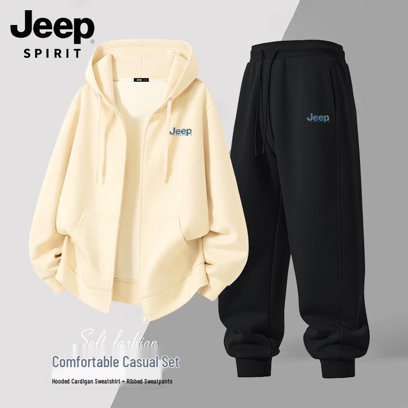 JEEP SPIRIT Men s Full-Zip Hooded Tracksuit 3XL