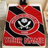 1PC Custom Name Sheffield United FC Patterned Flannel Blanket Suitable For All Seasons for Home Decor Warmth and Comfort Gifts Holiday Present