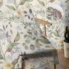Spring Flowers Hydrangeas Sheer Curtains Transparent Voile Tulle for Bedroom Window Holiday Decoration