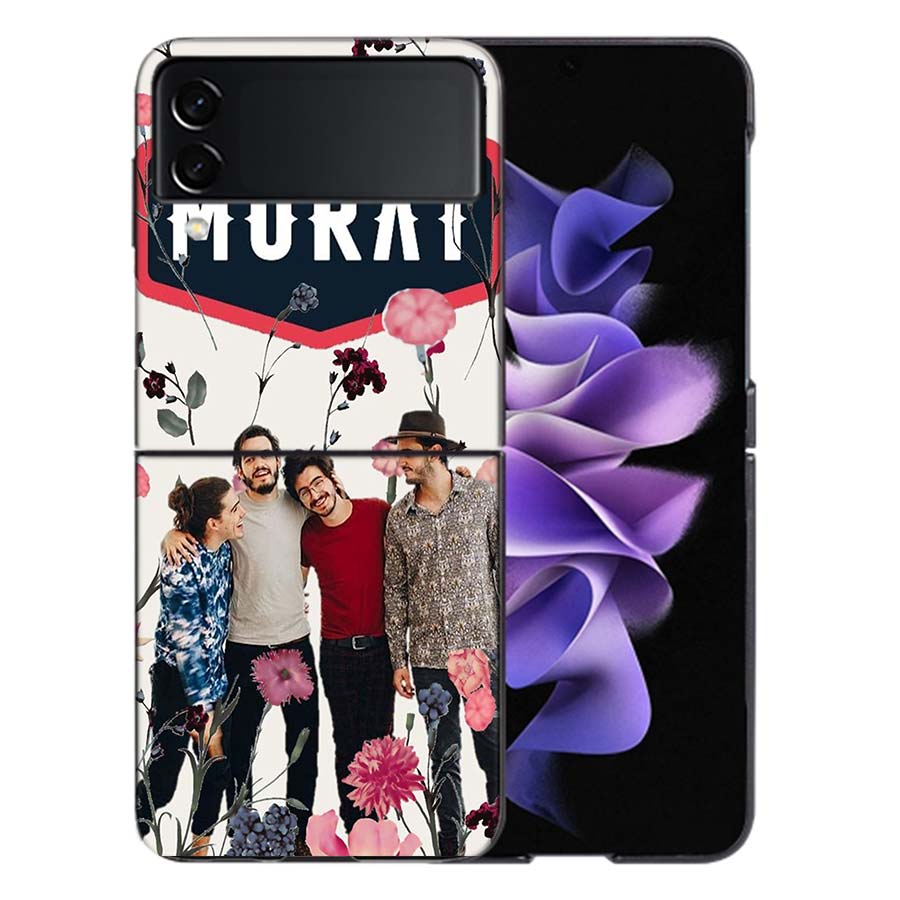 M-Morat Band Phone Case For Samsung Z Flip 6 7 5G Galaxy Z Flip 5 4 3 5G Cases Shockproof Hard Cover TPU