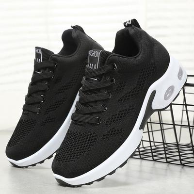 Damenschuhe Plateau-Sneaker Mesh Outdoor-Laufschuhe Klobig Leicht Damen Freizeitschuhe Luxus Weiß Vulkanisierter Schuh